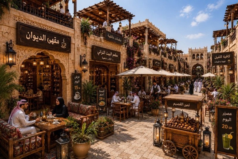 تفاصيل معمارية مستوحاة من الهوية السعودية الأصيلة