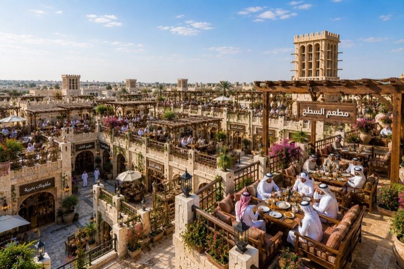تفاصيل معمارية مستوحاة من الهوية السعودية الأصيلة