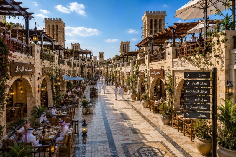 تفاصيل معمارية مستوحاة من الهوية السعودية الأصيلة